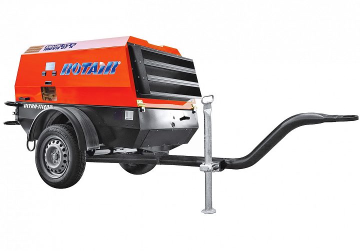 Дизельный компрессор Rotair MDVN 37K-10 на шасси