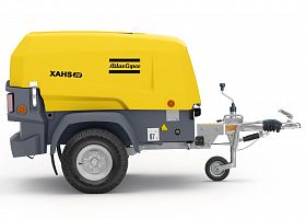 Дизельный компрессор Atlas Copco XAS 38 KD на шасси — фото 3