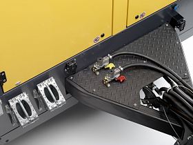 Дизельный компрессор Atlas Copco XATS 487 CD на шасси — фото 5