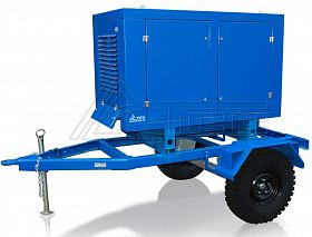 Дизельный генератор ТСС АД-20С-Т400-2РПМ5 на шасси с АВР — фото 1
